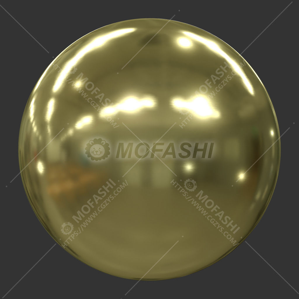 魔法狮-金属贴图-MetalBrassBrushed001